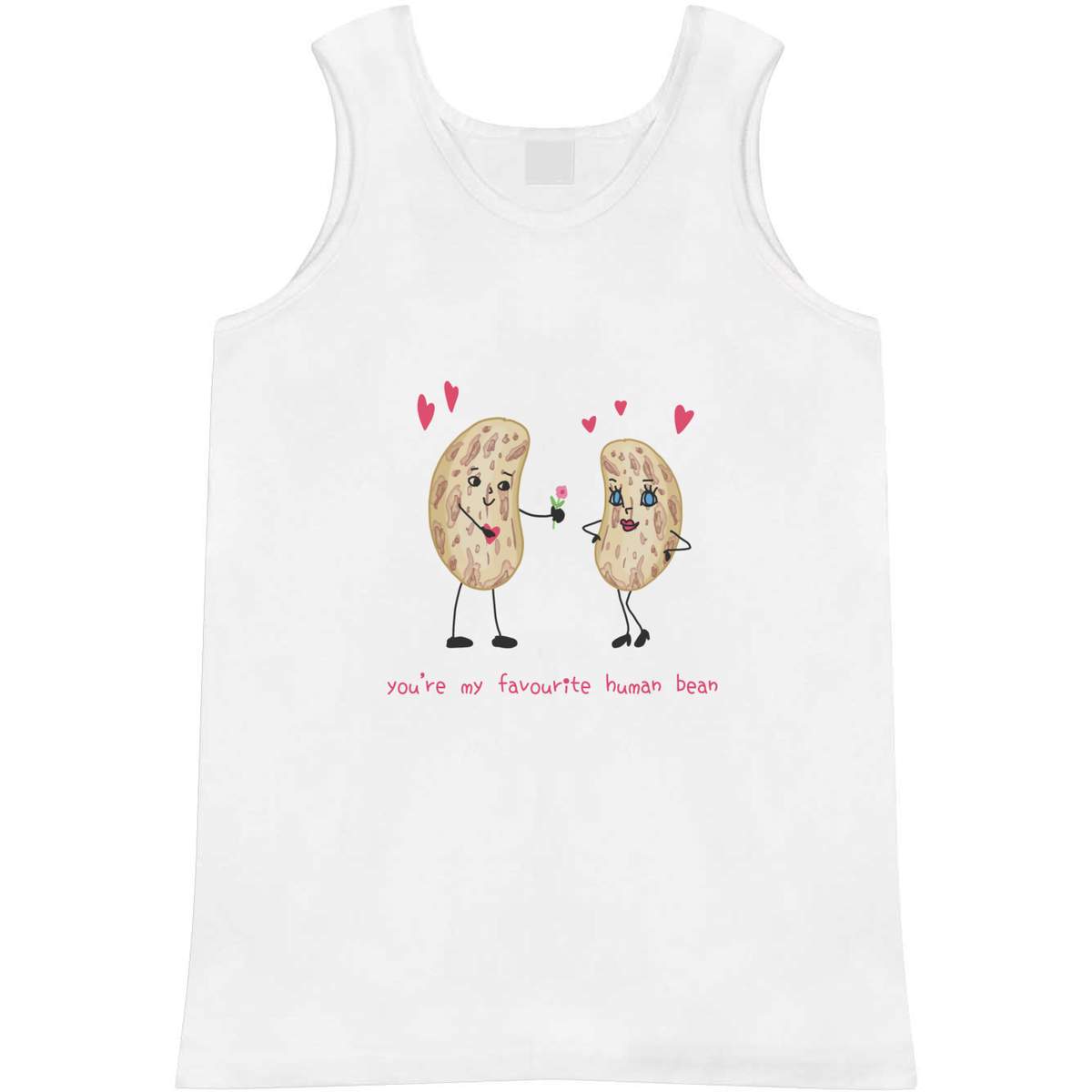 'You're My Favourite Human Bean' Adult Vest / Tank Top (AV044361)