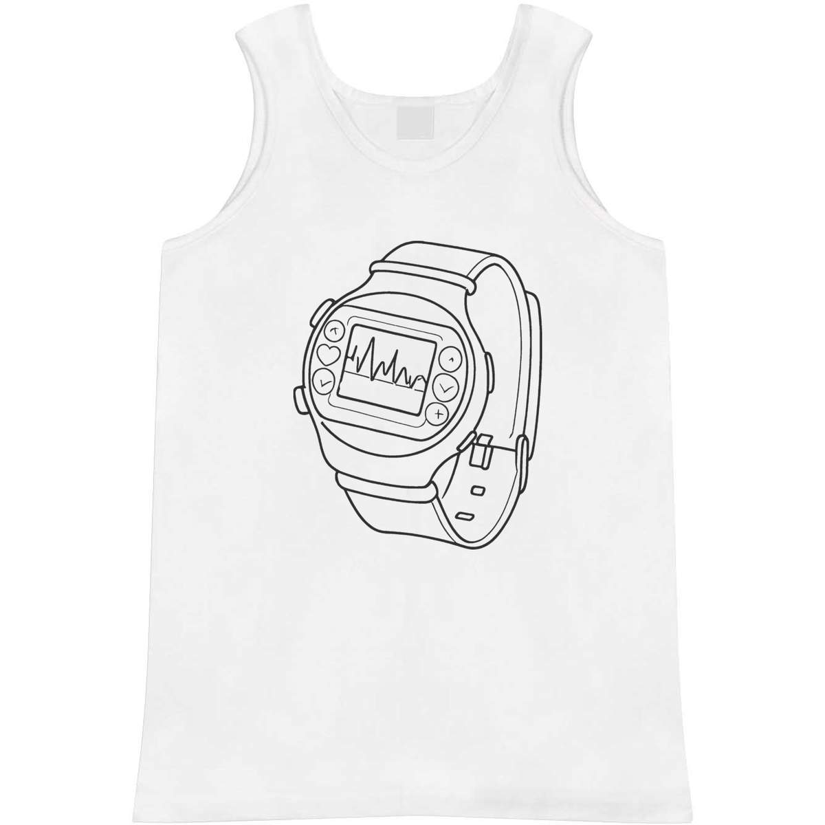 'Smart Watch Monitor' Adult Vest / Tank Top (AV045116)