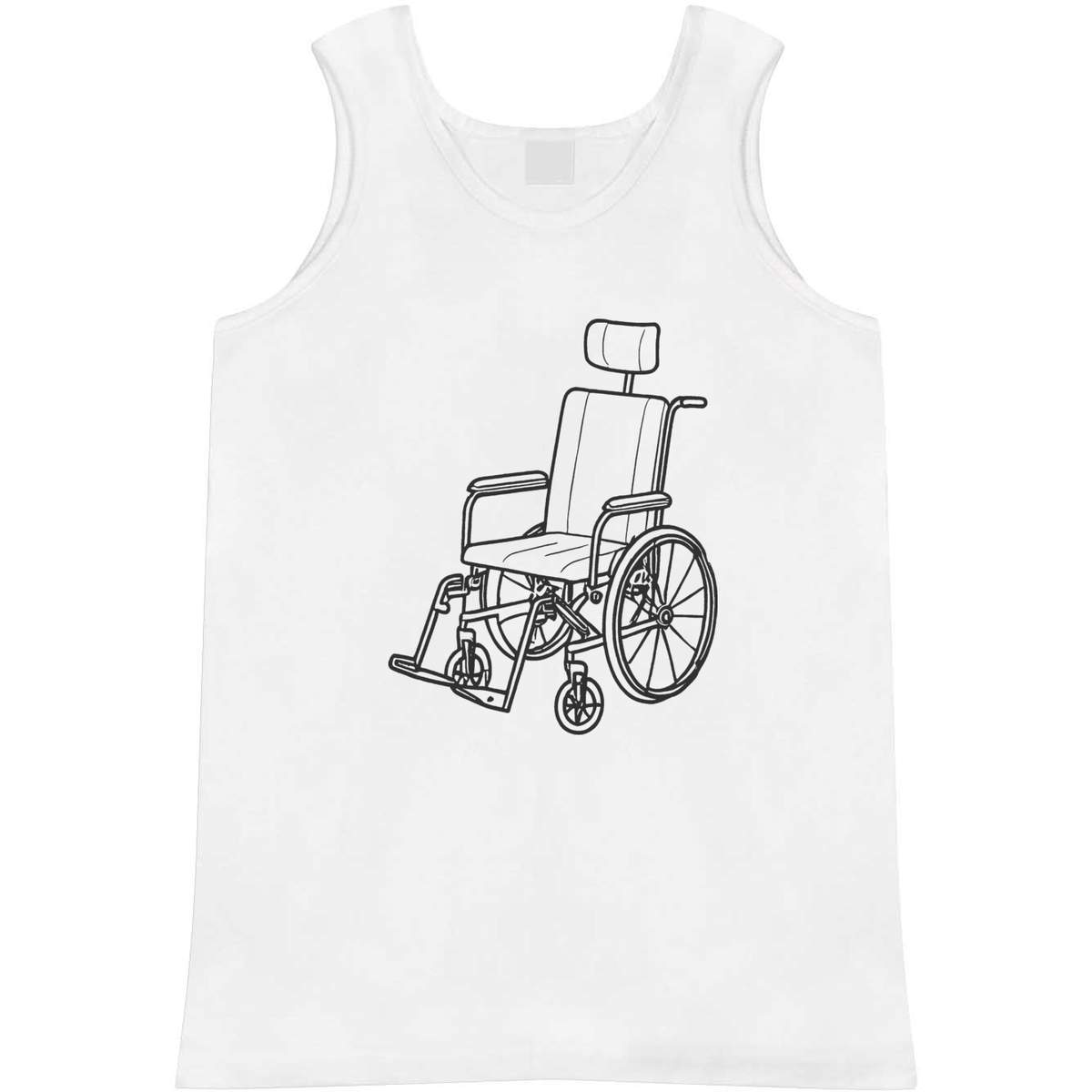'Wheelchair' Adult Vest / Tank Top (AV045122)