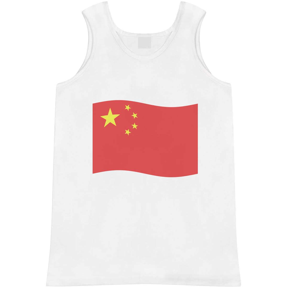 'Waving Chinese Flag' Adult Vest / Tank Top (AV045260)