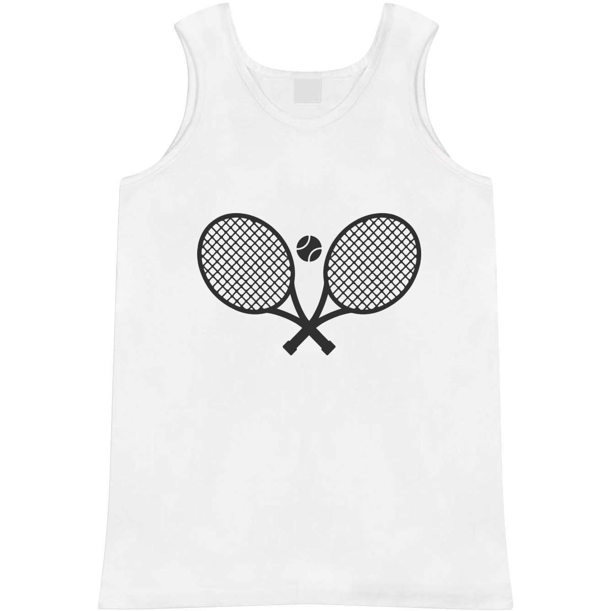 'Tennis Rackets And Ball' Adult Vest / Tank Top (AV045350)