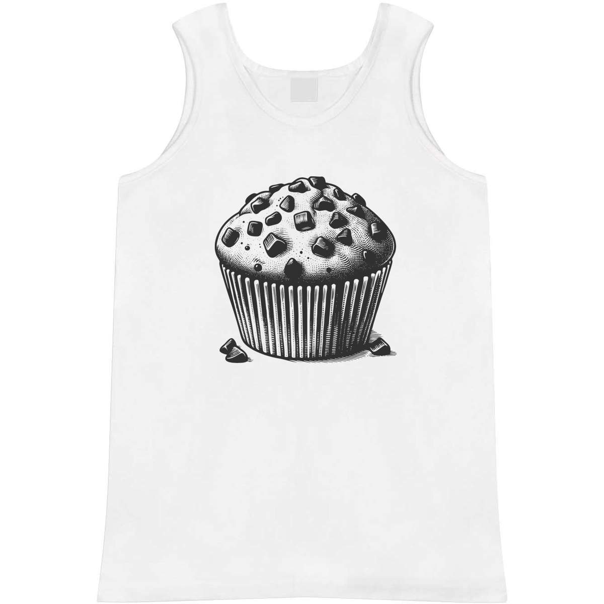 Small 'Chocolate Chip Muffin' Adult Vest / Tank Top (AV00120707)