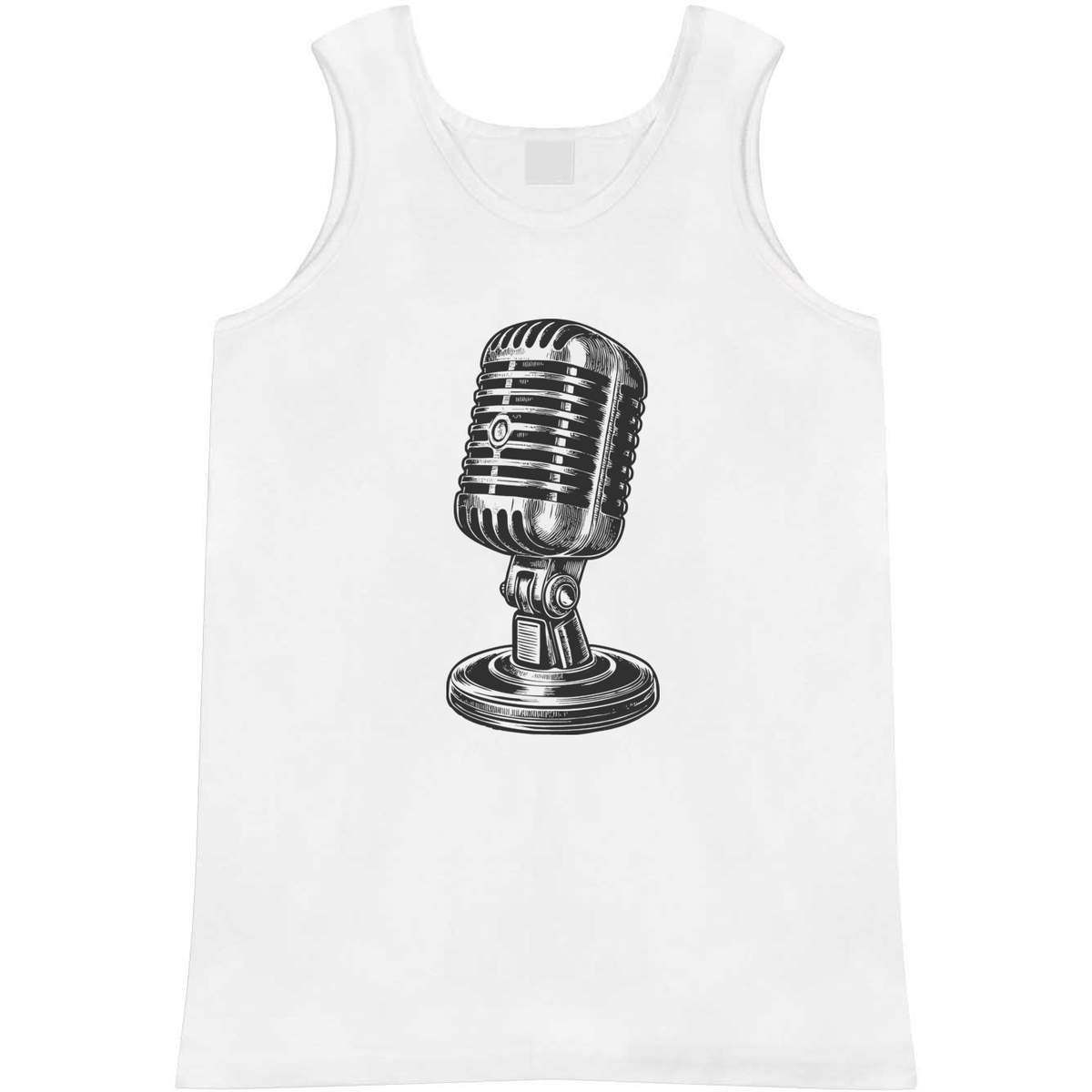 Small 'Microphone' Adult Vest / Tank Top (AV00120971)