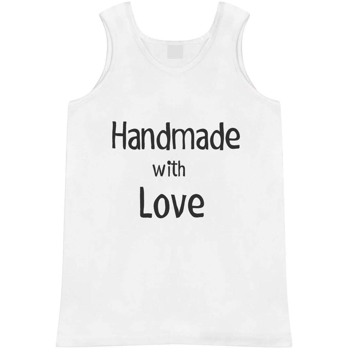 'Handmade with Love' Adult Vest / Tank Top (AV045564)