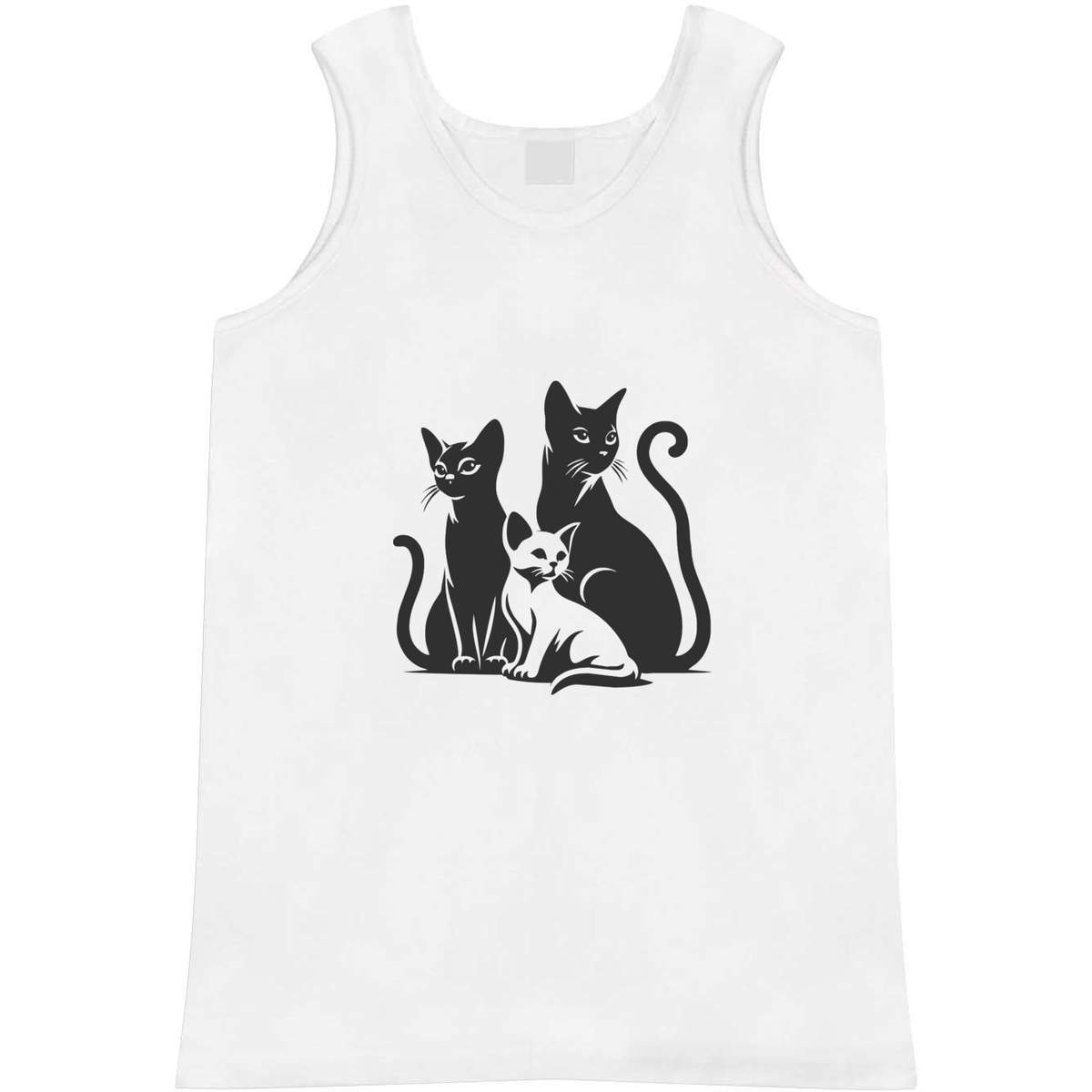 'Two Cats and a Kitten' Adult Vest / Tank Top (AV045573)