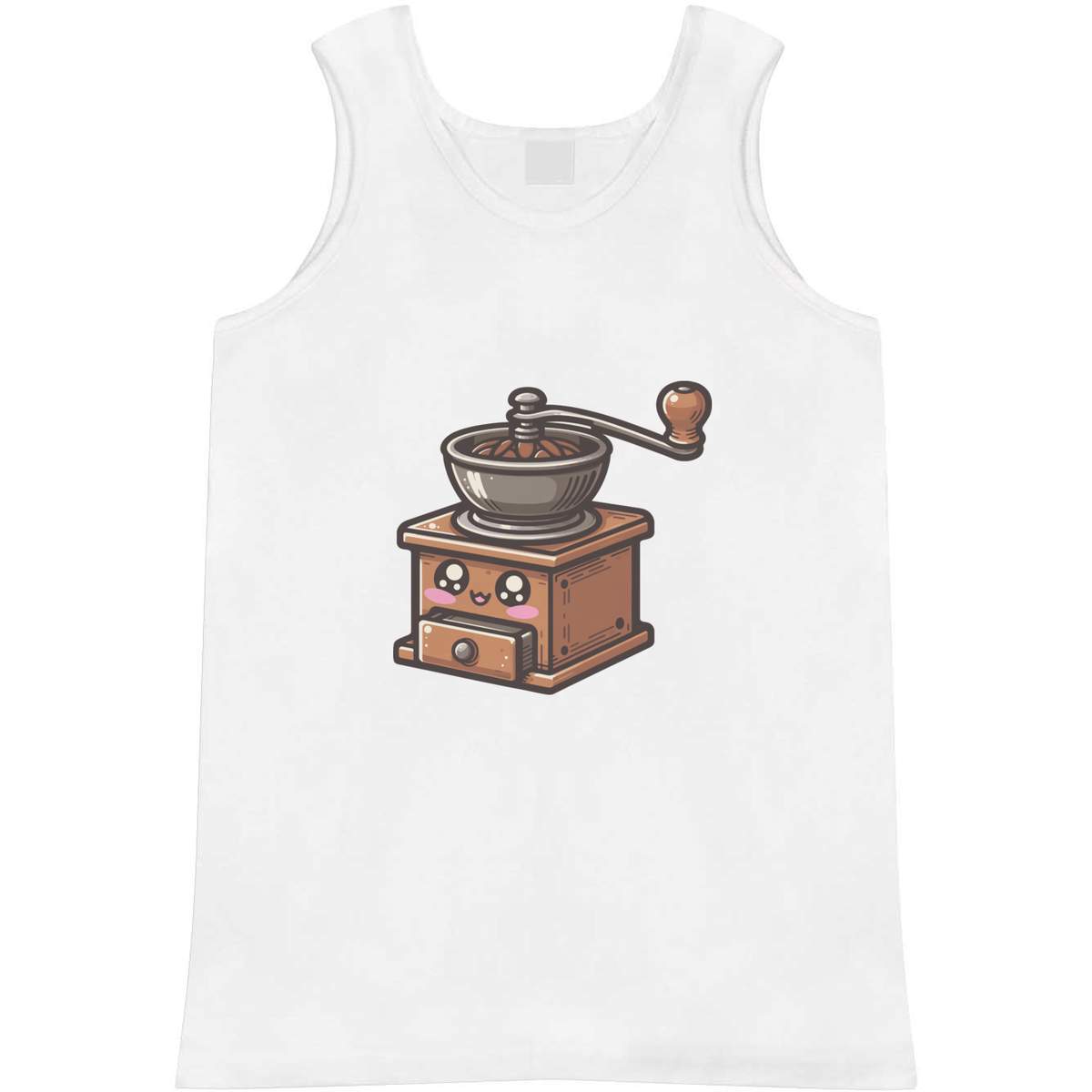 'Kawaii Coffee Grinder' Adult Vest / Tank Top (AV045656)