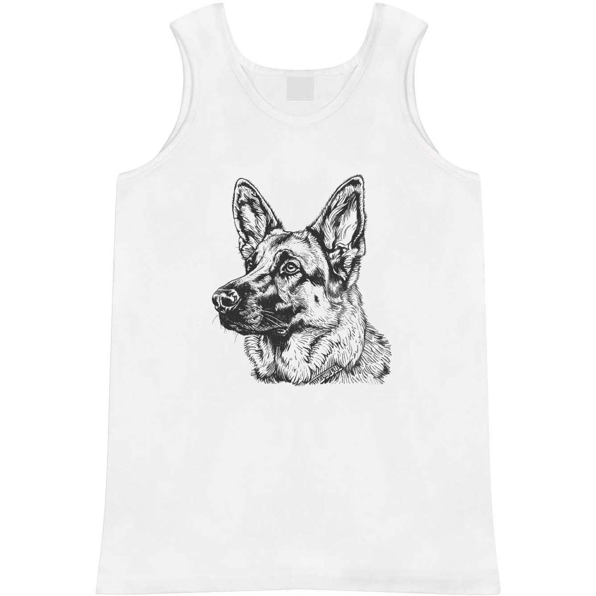 'German Shepherd Side Profile' Adult Vest / Tank Top (AV045711)
