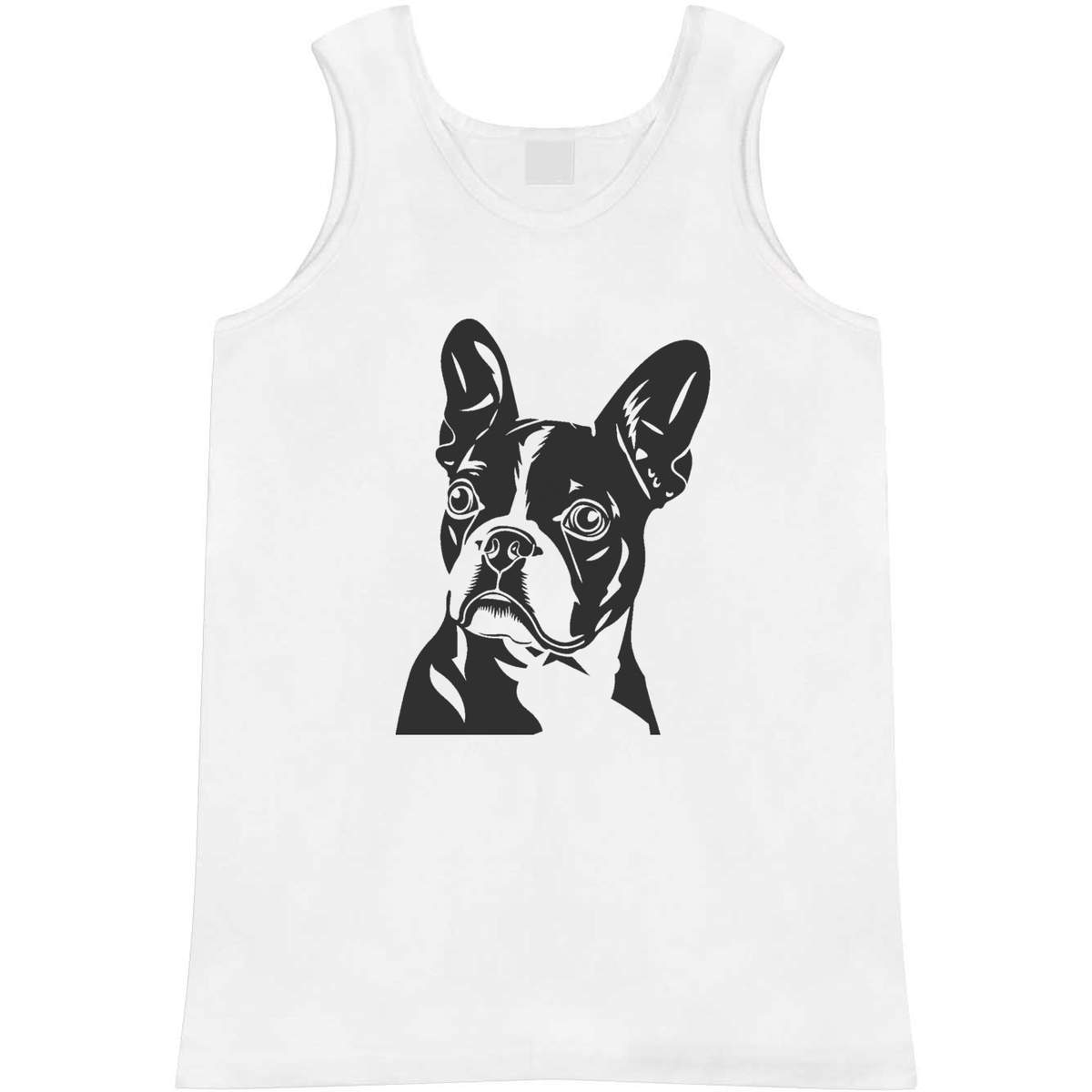Small 'Boston Terrier Dog' Adult Vest / Tank Top (AV00121839)
