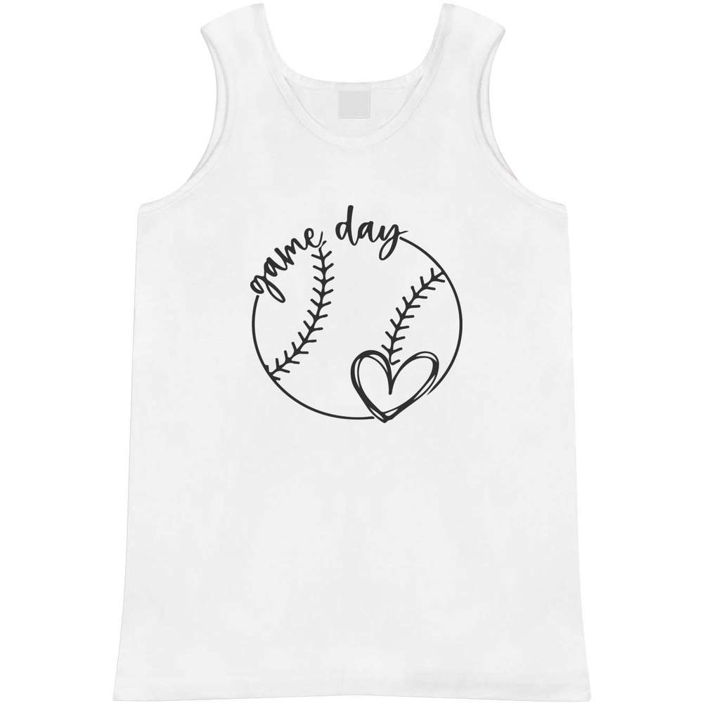 'Baseball Game Day' Adult Vest / Tank Top (AV046613) - Bild 3 von 10