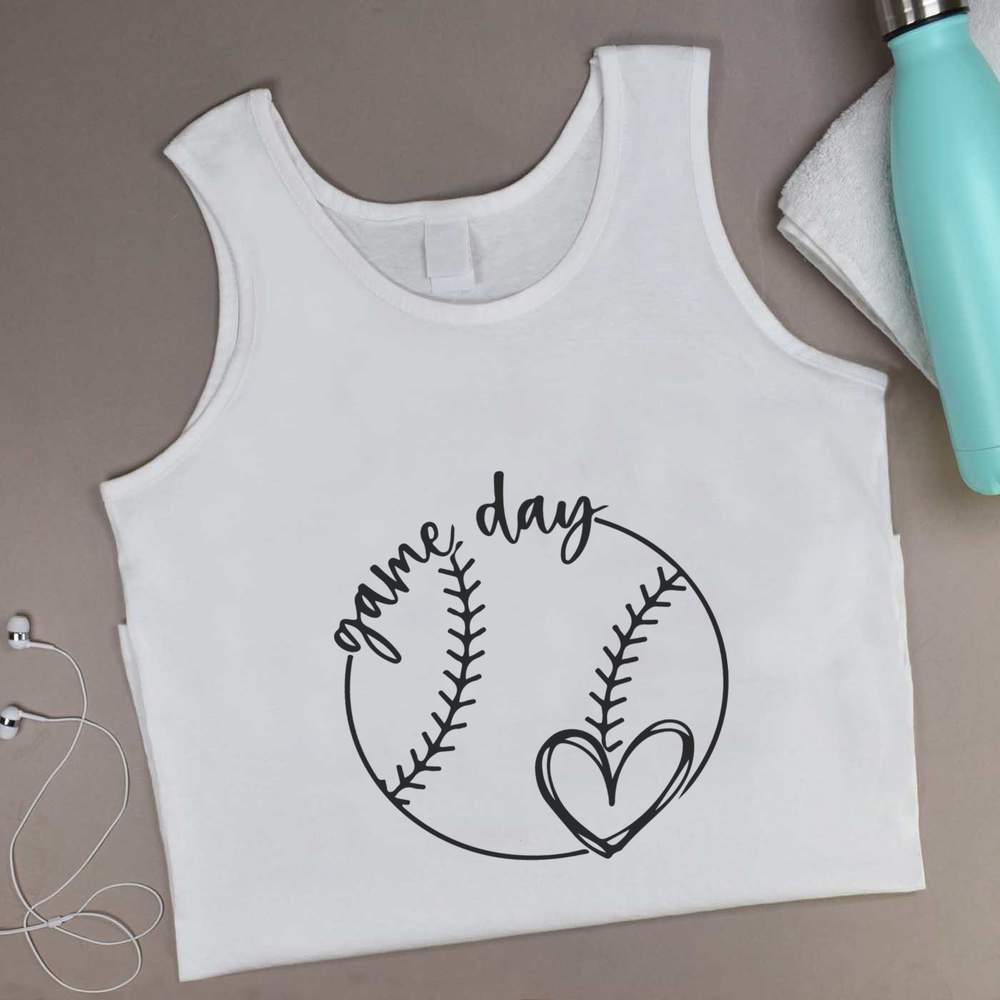 'Baseball Game Day' Adult Vest / Tank Top (AV046613) - Bild 4 von 10