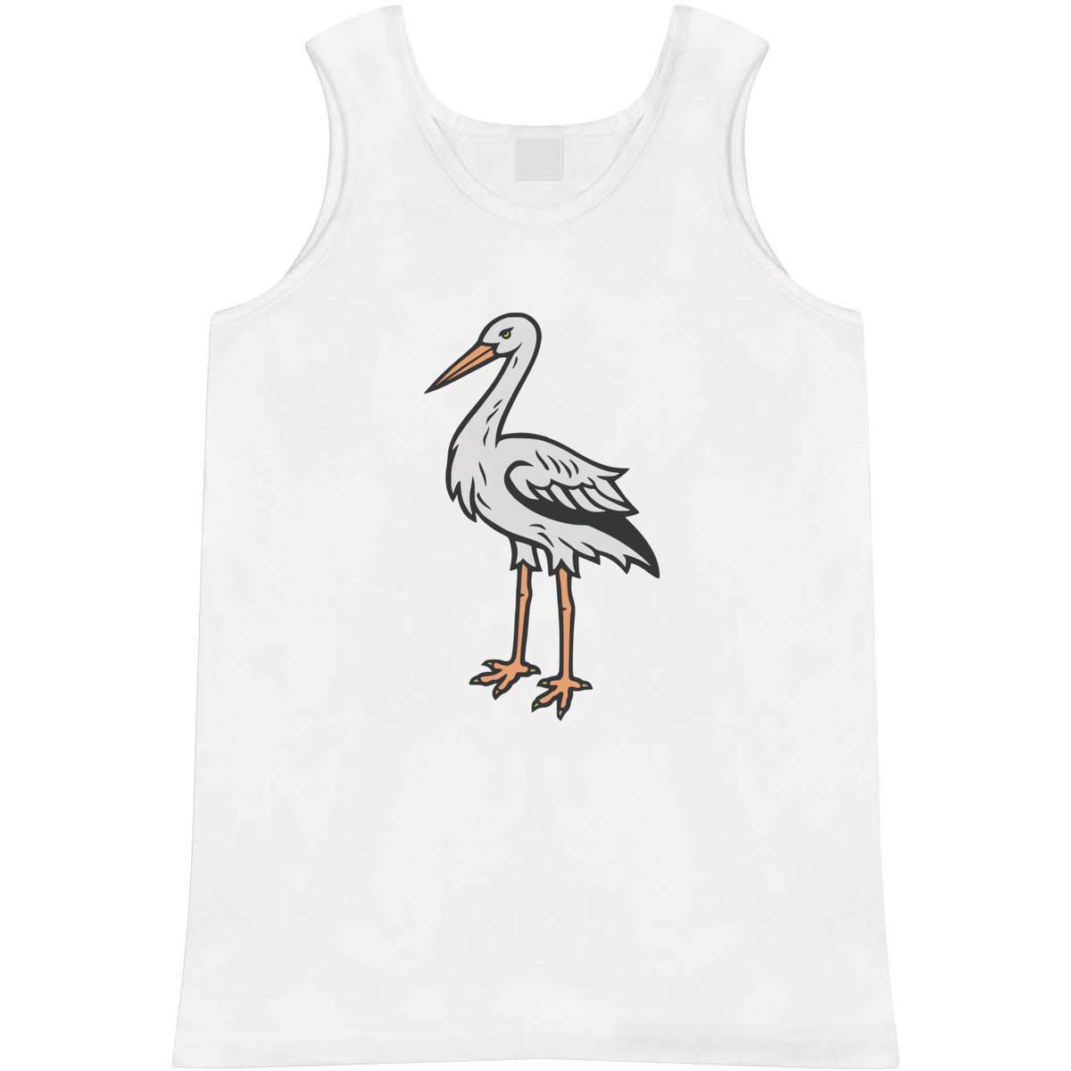 Small 'Bird Stork ' Adult Vest / Tank Top (AV00127383)