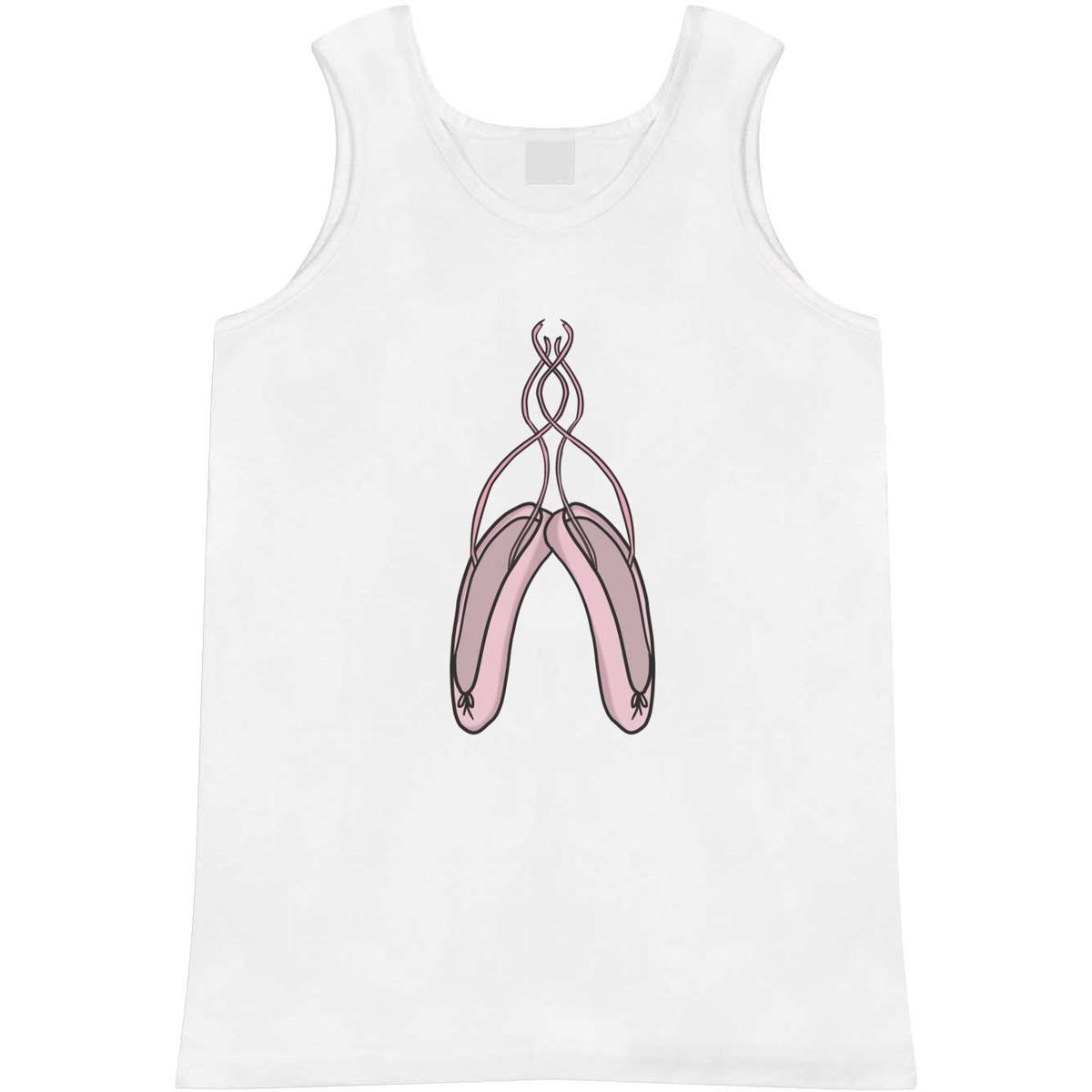 'Ballet shoes' Adult Vest / Tank Top (AV047372)