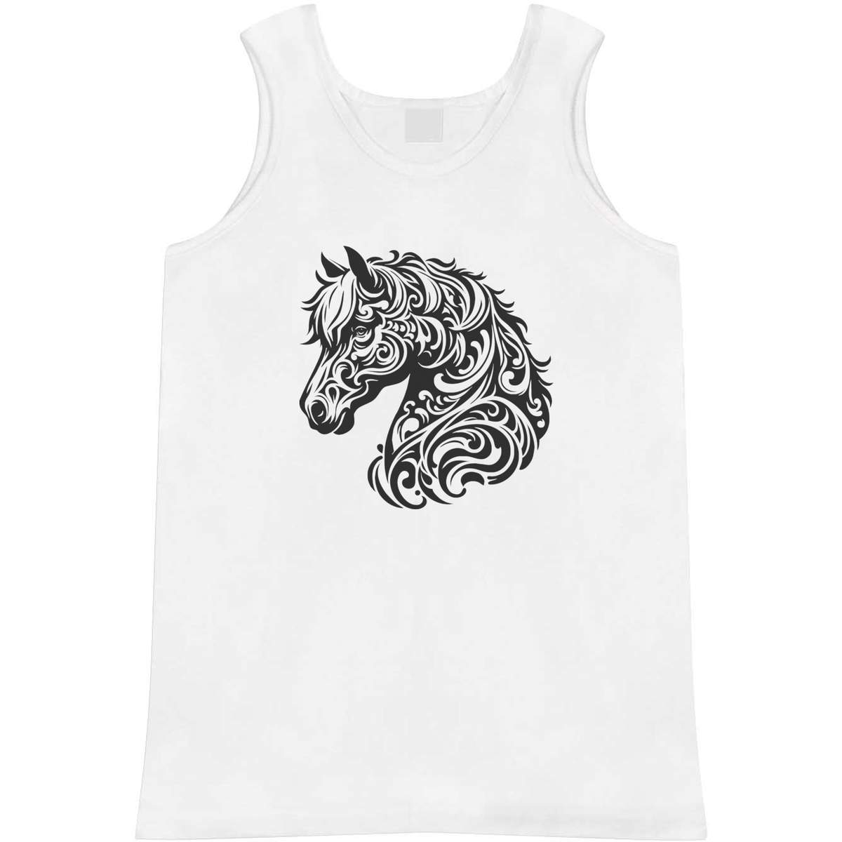 'Stylised Horse Portrait' Adult Vest / Tank Top - Sleeveless Top for Gym, Training, Running, Sports and Summer (AV047940)