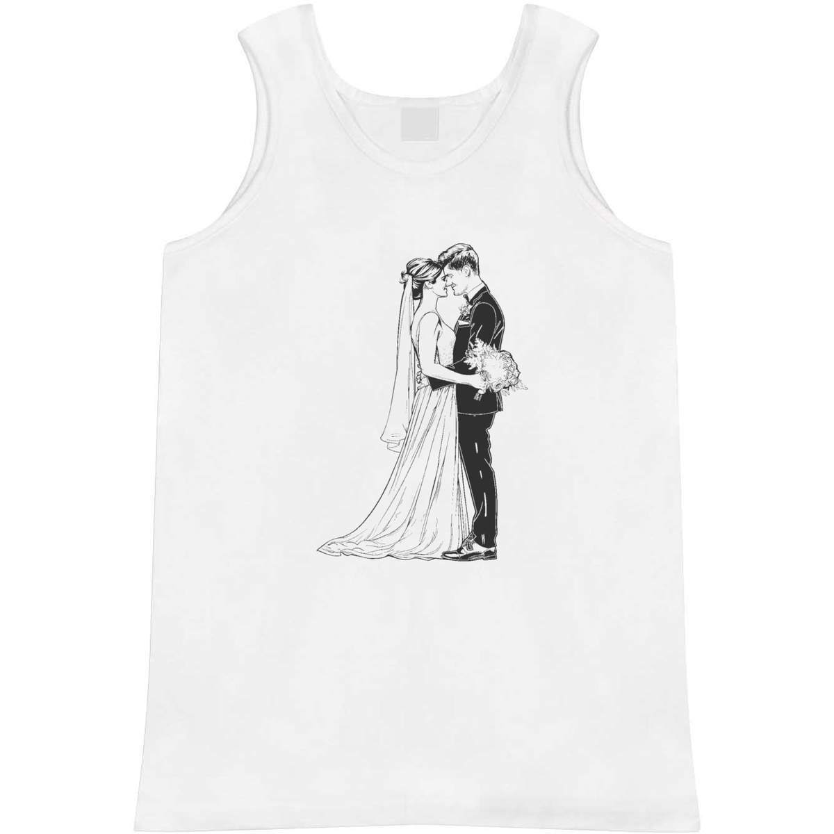 'Bride and Groom' Adult Vest / Tank Top (AV048062)