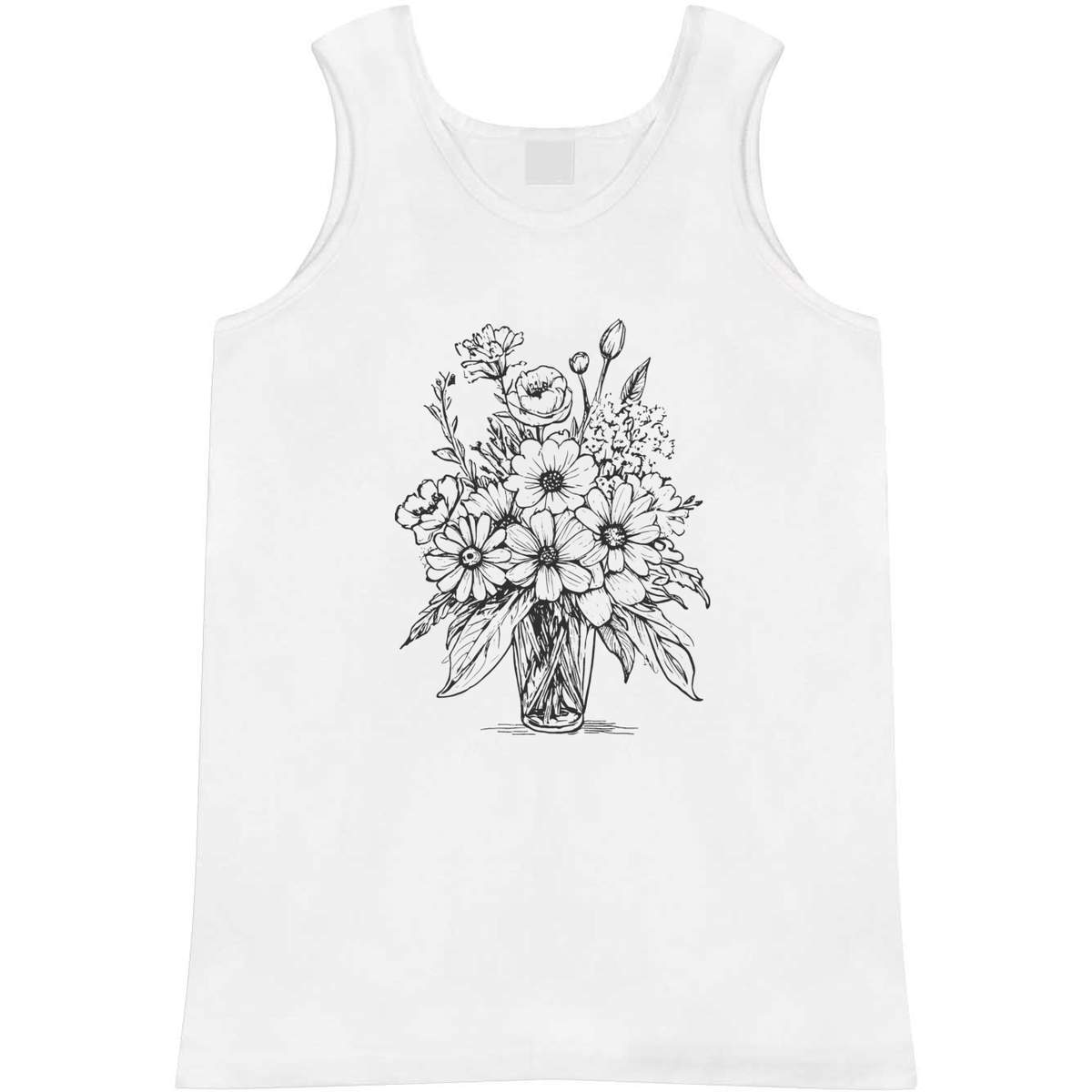 Small 'Bouquet Of Flowers ' Adult Vest / Tank Top (AV00130367)