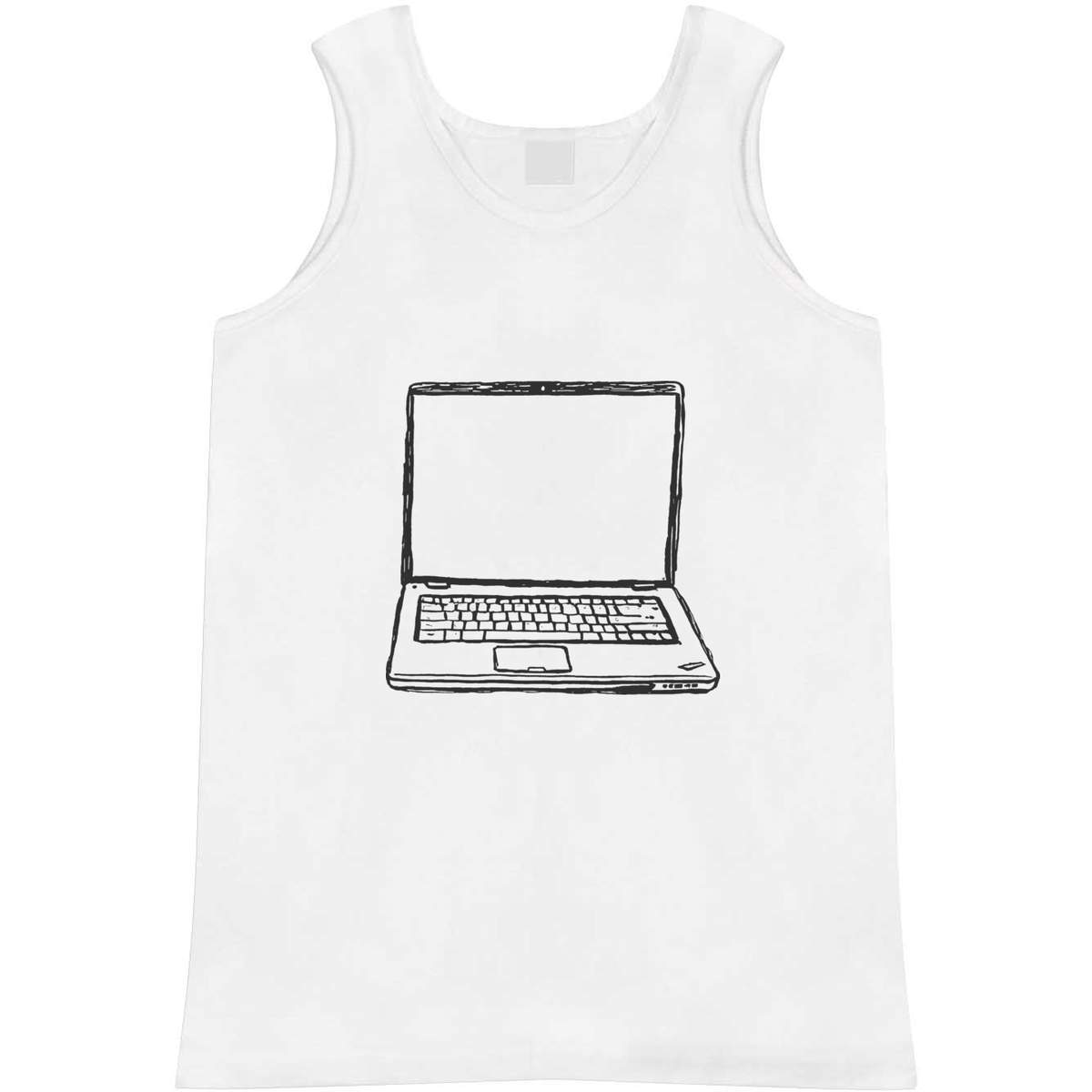 Small 'Gaming Laptop' Adult Vest / Tank Top (AV00130619)