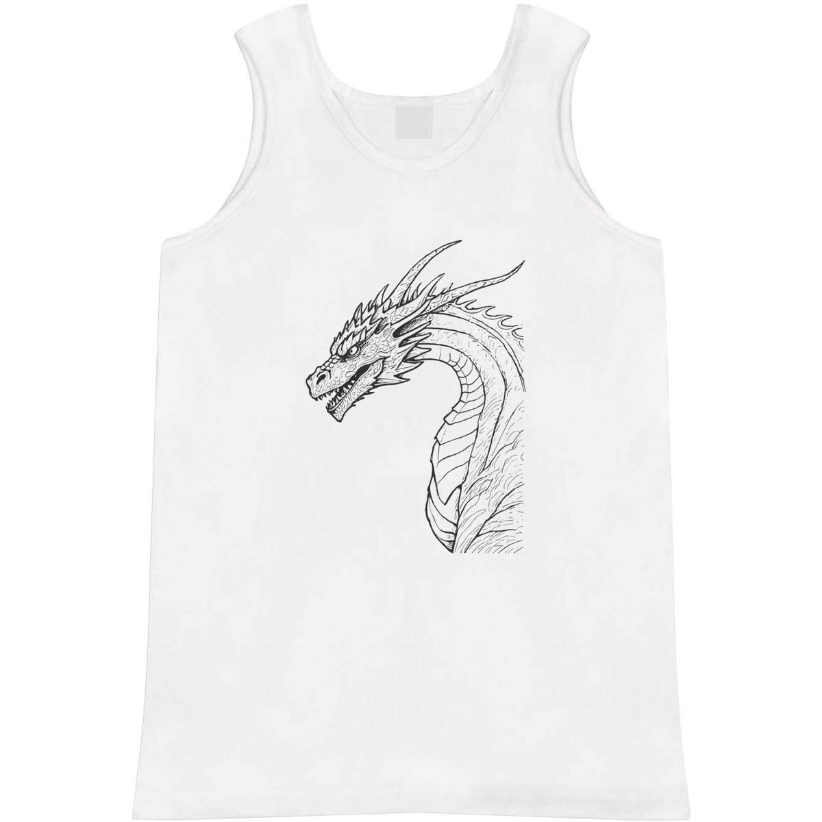 Small 'Lair Guarding Dragon' Adult Vest / Tank Top (AV00130775)