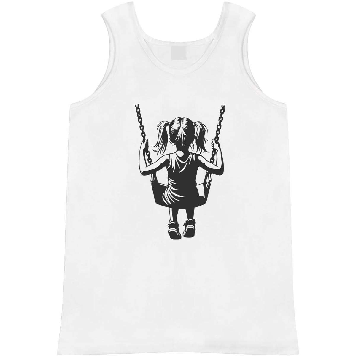 'Girl On A Swing' Adult Vest / Tank Top (AV048354)