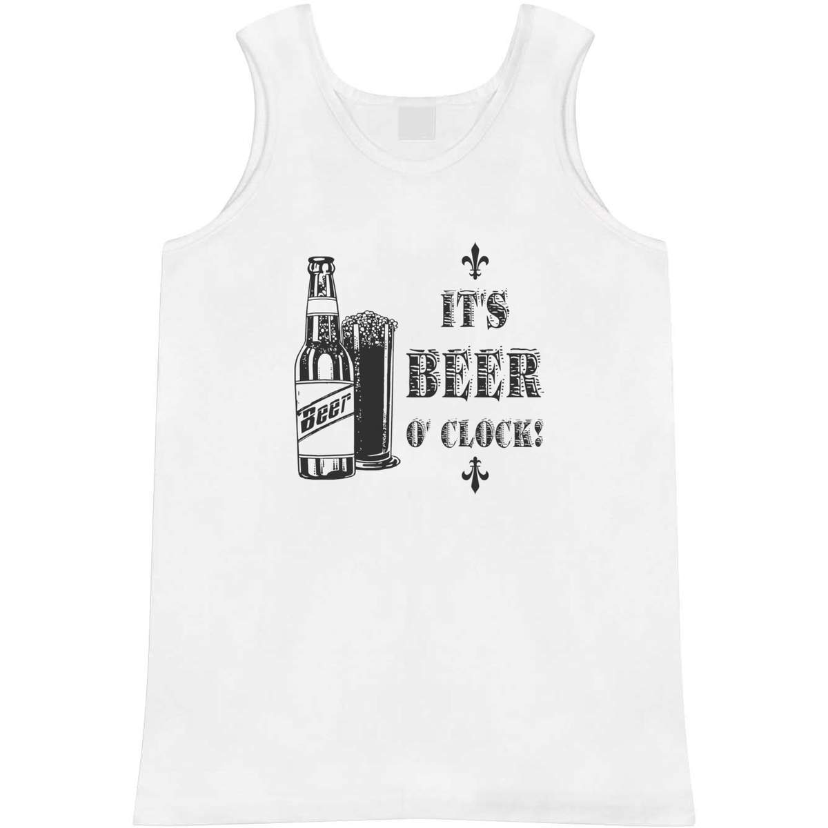 Small 'It's Beer O' Clock' Adult Vest / Tank Top (AV00131895)