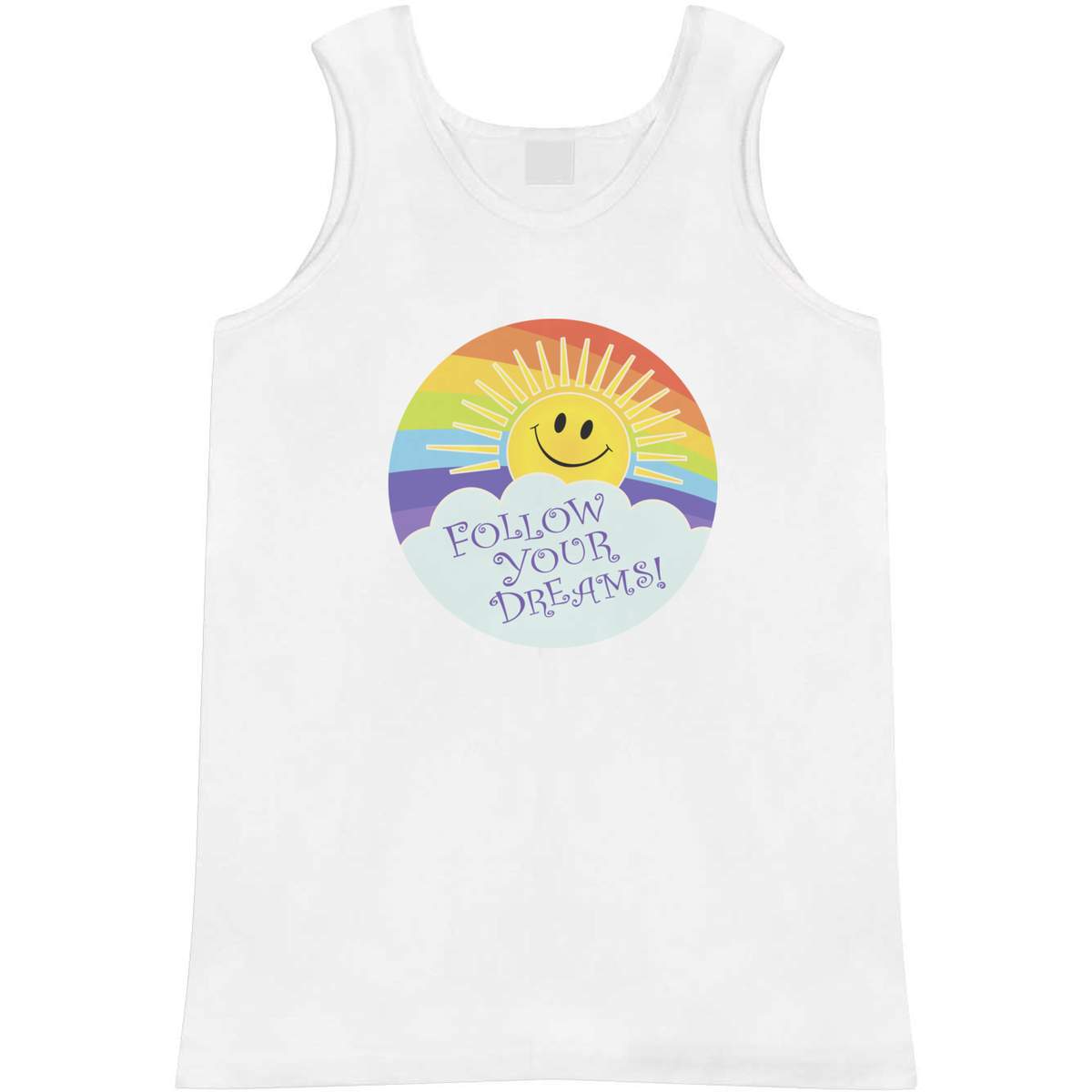 Small 'Follow Your Dreams' Adult Vest / Tank Top (AV00132707)
