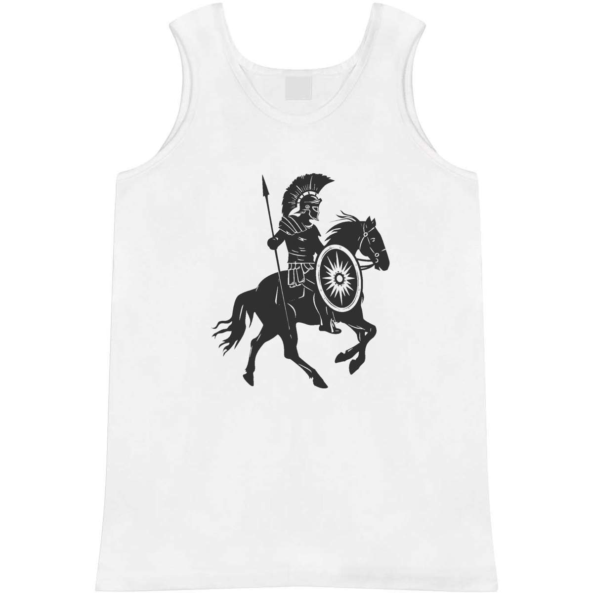 Small 'Roman Soldier on Horseback' Adult Vest / Tank Top (AV00133303)