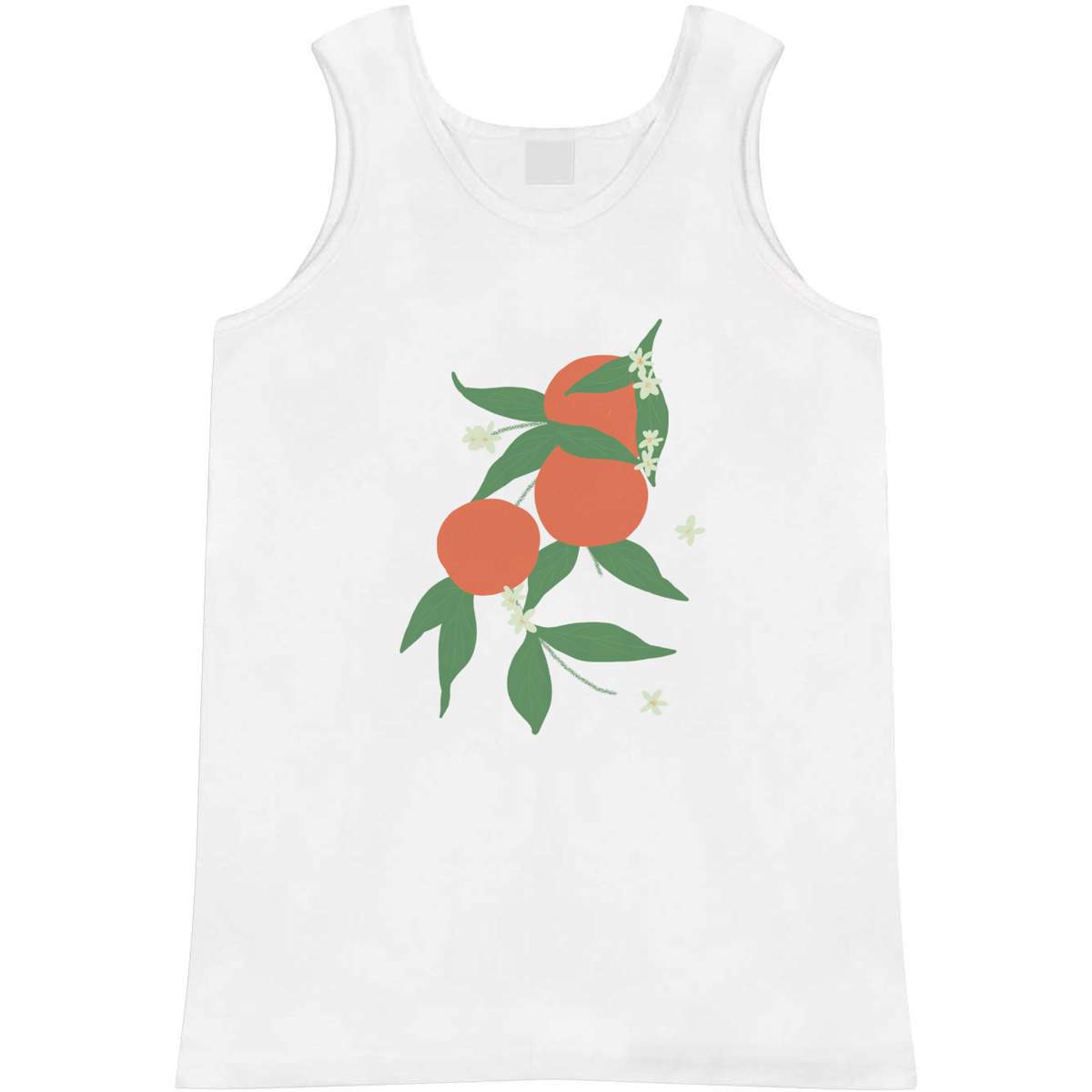'Oranges And Blossom ' Adult Vest / Tank Top (AV049075)