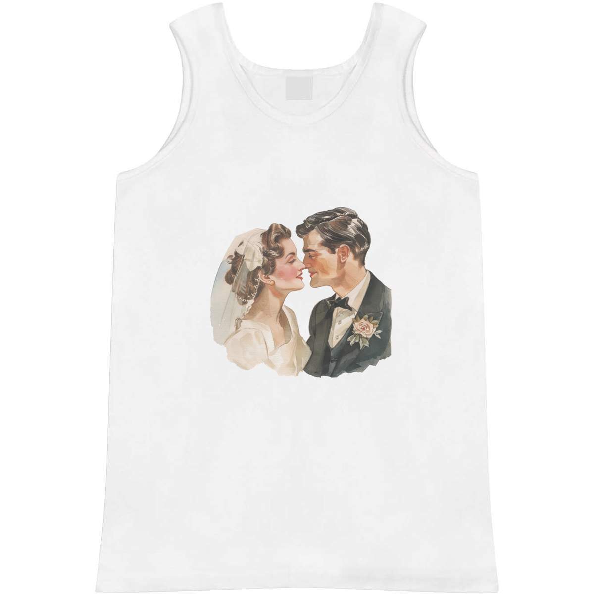 'Bride and Groom' Adult Vest / Tank Top (AV049427)