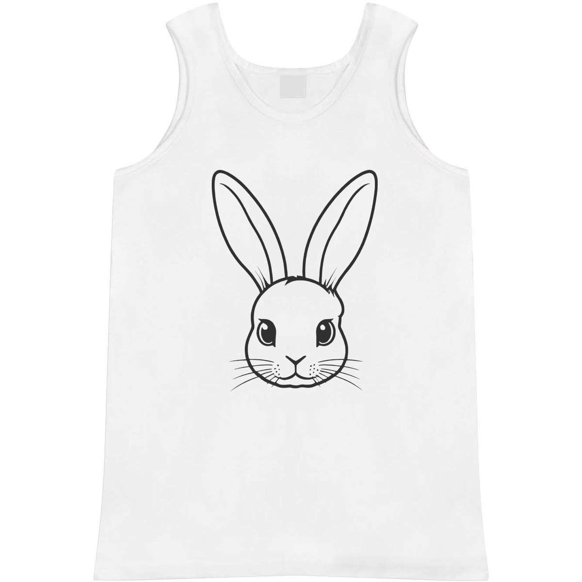'Rabbit Face' Adult Vest / Tank Top (AV050076)