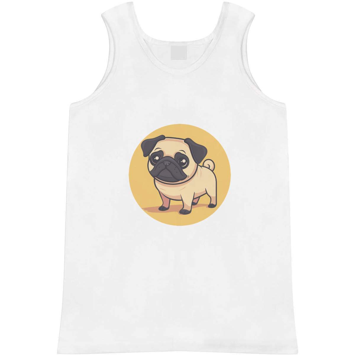 'Cute Pug Standing' Adult Vest / Tank Top (AV050265)
