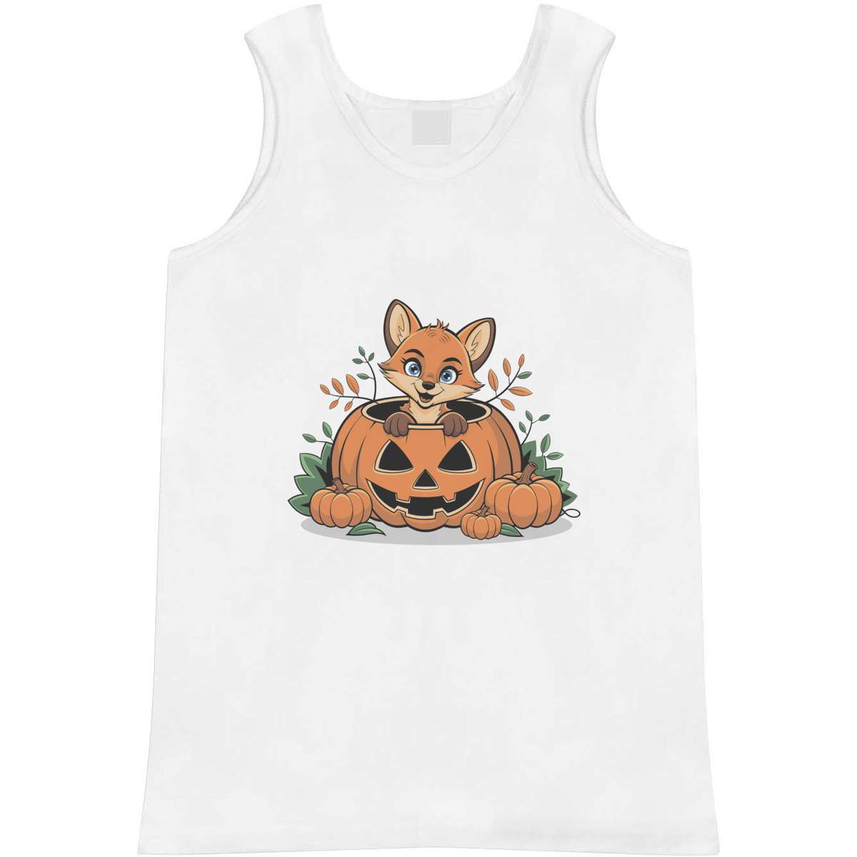 'Pumpkin Fox' Adult Vest / Tank Top (AV050661)