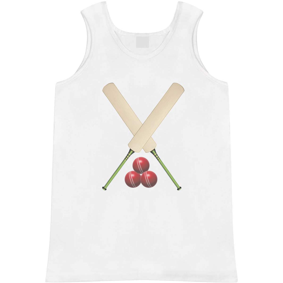 Small 'Cricket Bats and Balls' Adult Vest / Tank Top (AV00139915)