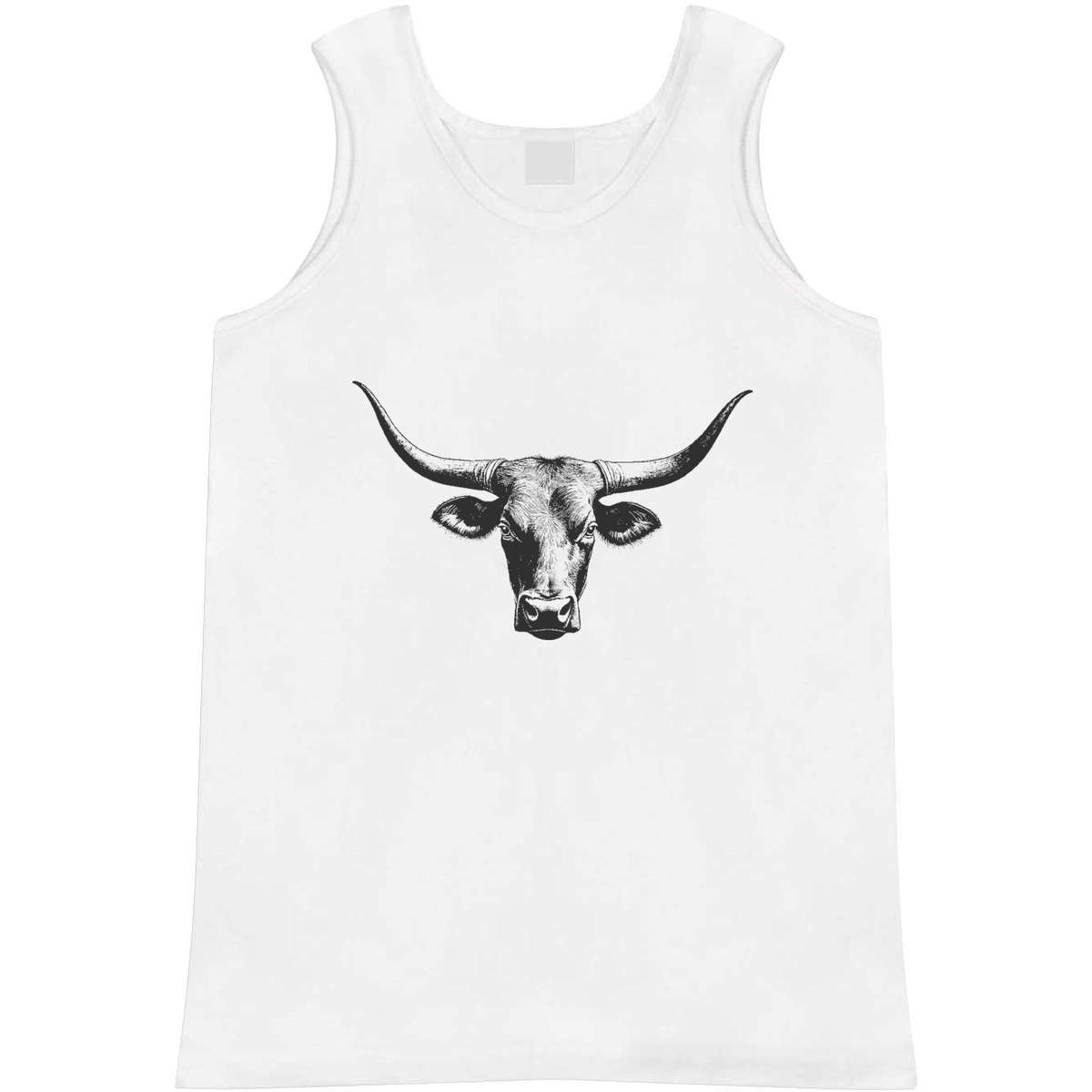 'Longhorn Bull' Adult Vest / Tank Top (AV050875)
