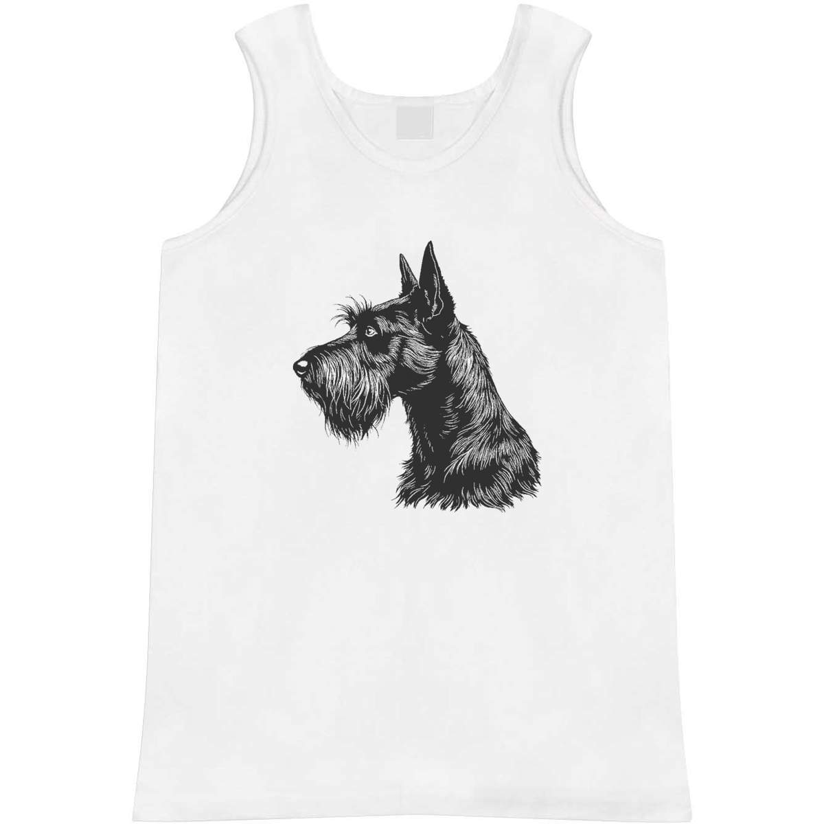 Small 'Scottish Terrier Side View' Adult Vest / Tank Top (AV00141743)