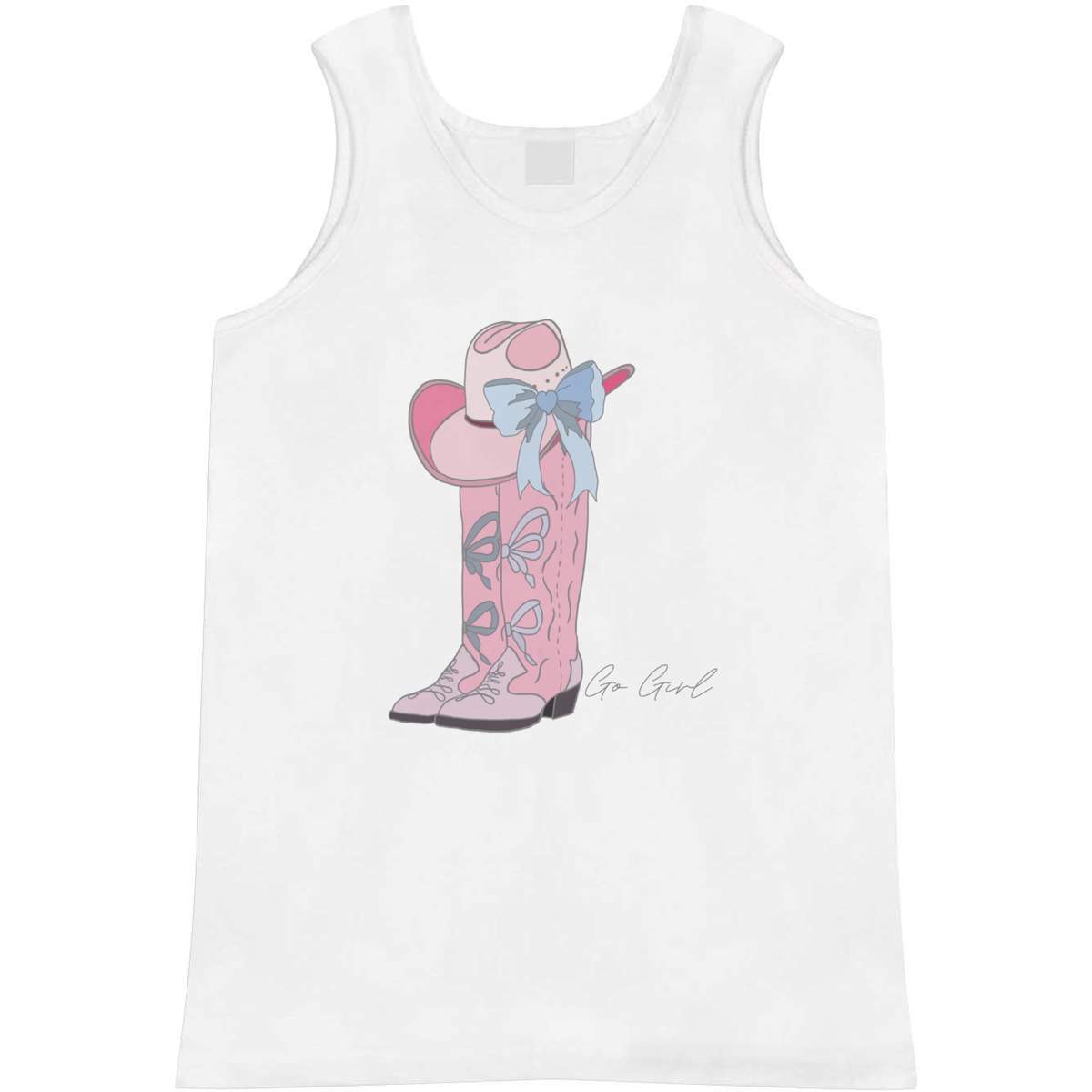 Small 'Cowboy Boots' Adult Vest / Tank Top (AV00142731)