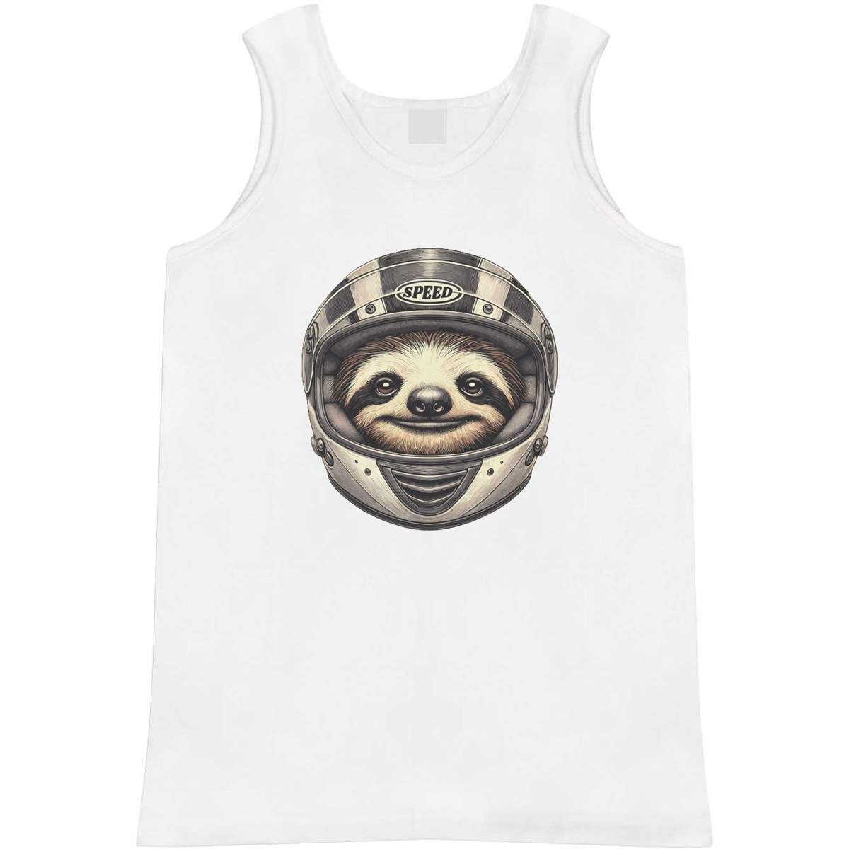 'Sloth Racing Driver' Adult Vest / Tank Top (AV051695)