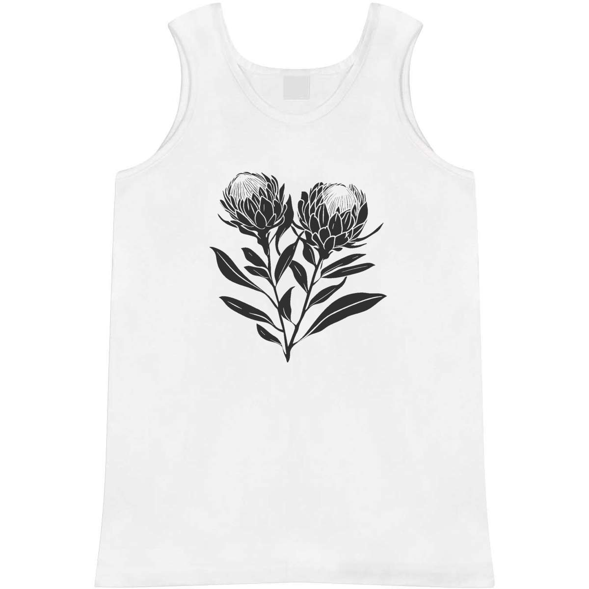 Small 'Protea Flowers' Adult Vest / Tank Top (AV00143527)