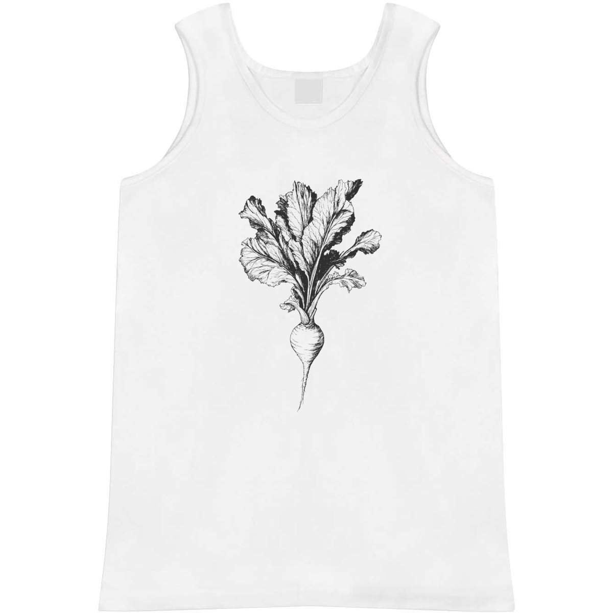 Small 'Beetroot Plant' Adult Vest / Tank Top (AV00143691)