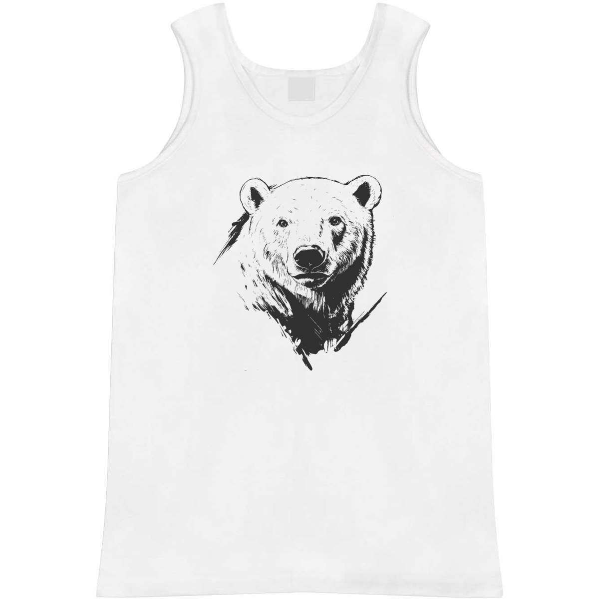 'Polar Bear Portrait' Adult Vest / Tank Top (AV051804)