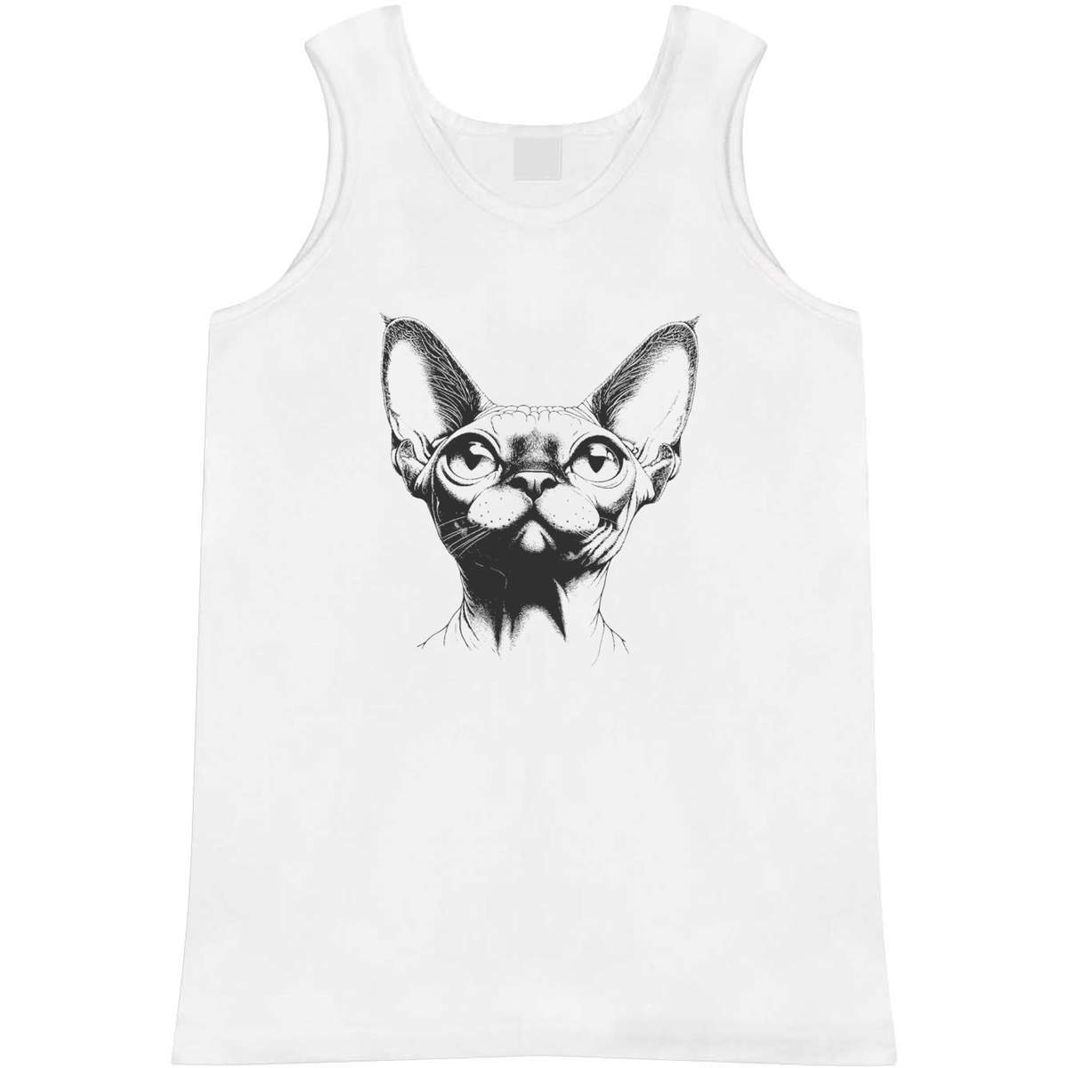 Small 'Sphynx Cat Portrait' Adult Vest / Tank Top (AV00145279)
