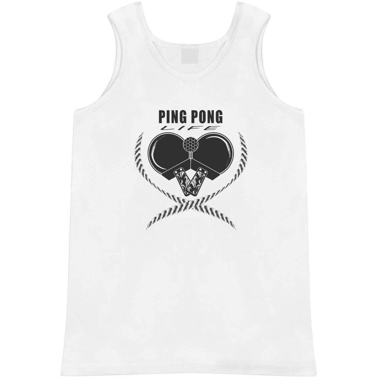 'The Heart of Table Tennis' Adult Vest / Tank Top (AV052309)