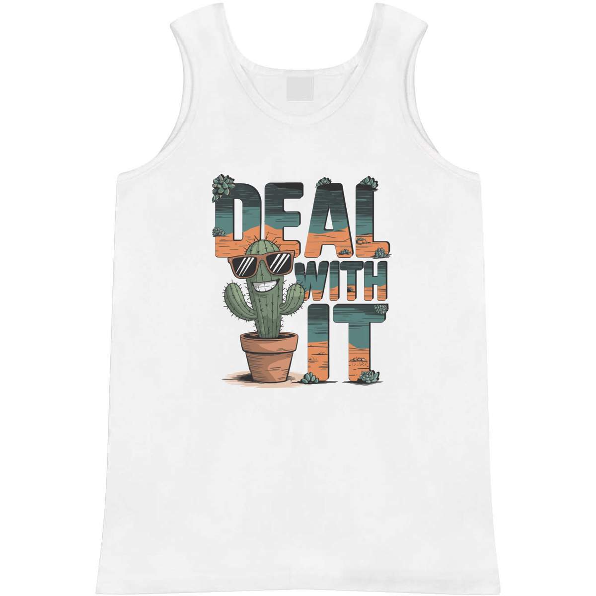 Small 'Deal With It' Adult Vest / Tank Top (AV00146603)
