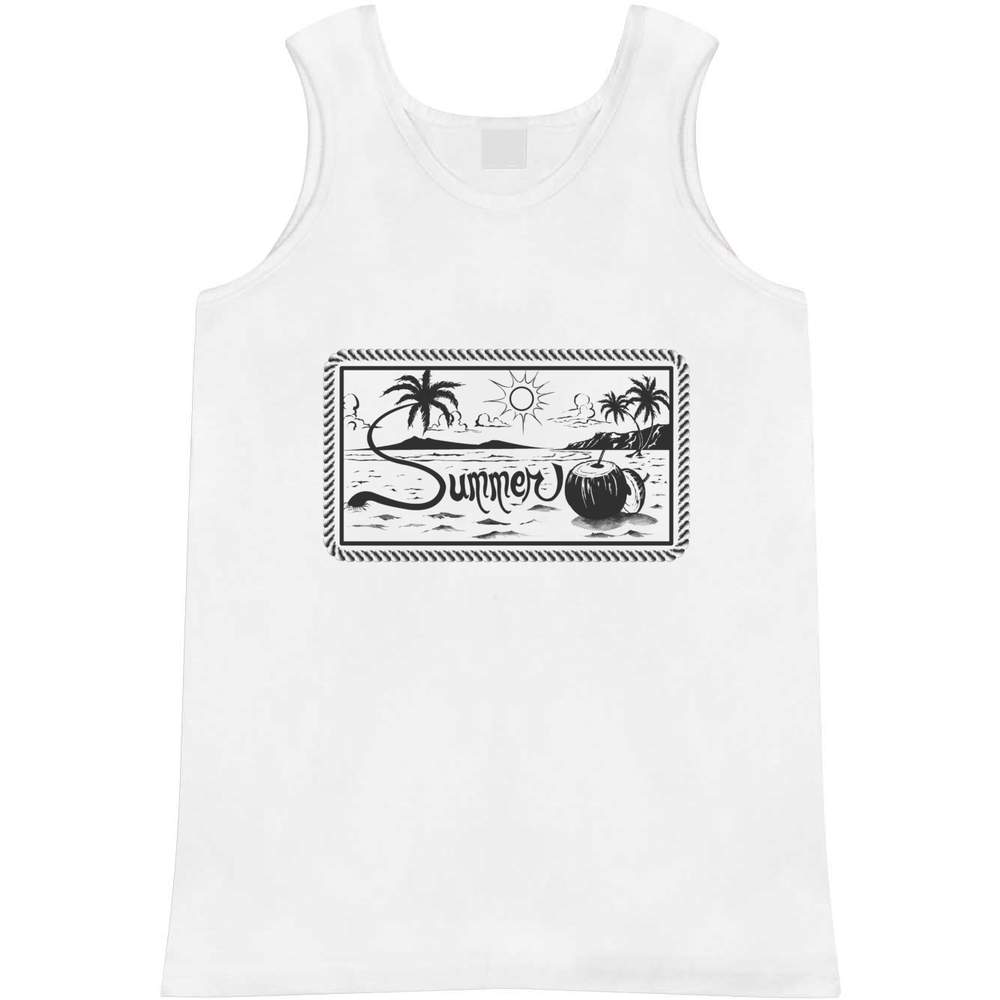'Summer Bliss by the Shore' Adult Vest / Tank Top (AV052642) - Zdjęcie 3 z 10