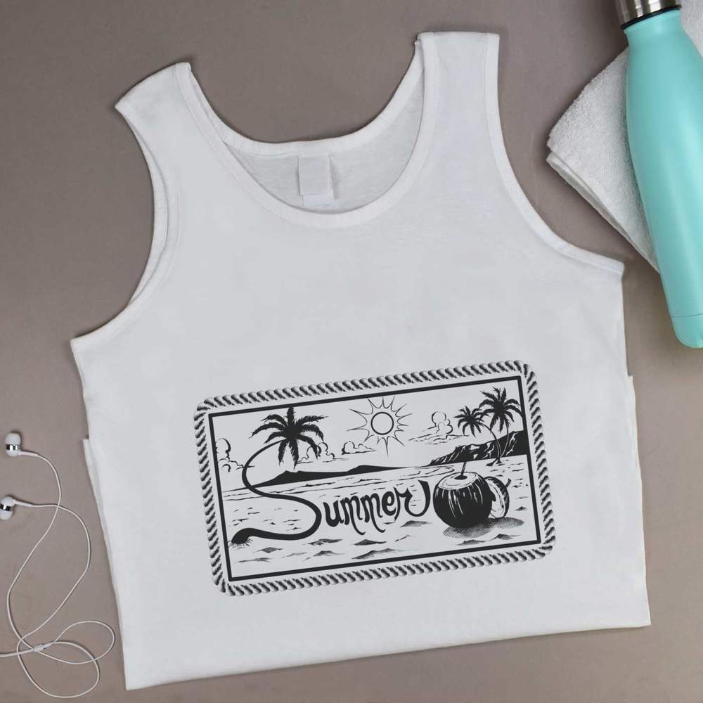 'Summer Bliss by the Shore' Adult Vest / Tank Top (AV052642) - Zdjęcie 4 z 10