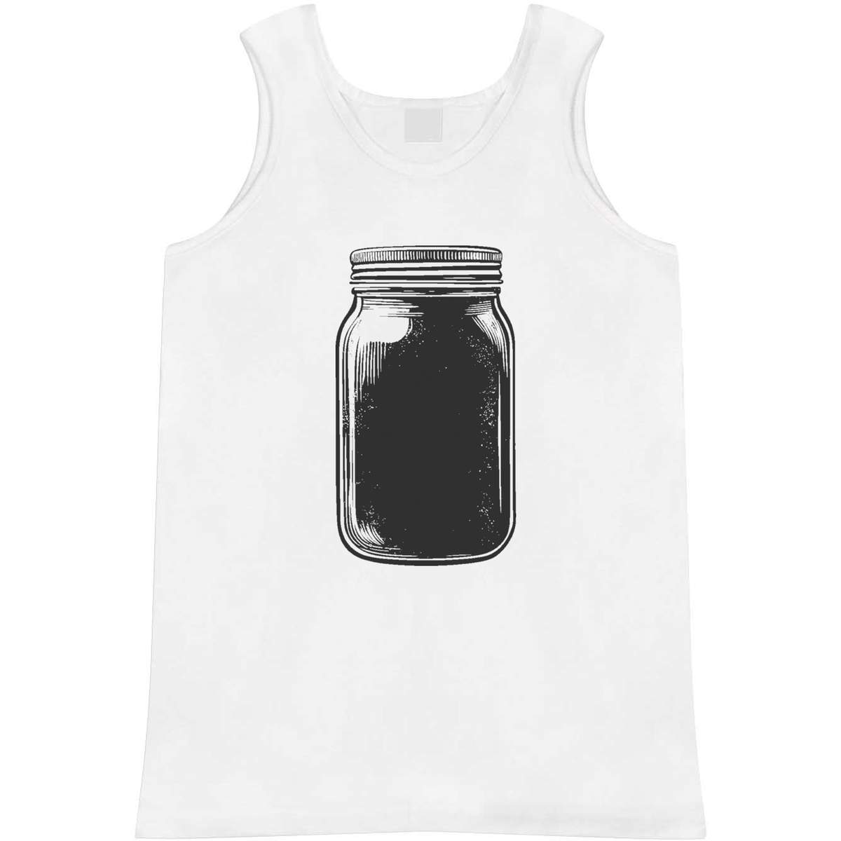 'Glass Jar with a Screw On Lid' Adult Vest / Tank Top (AV052759)