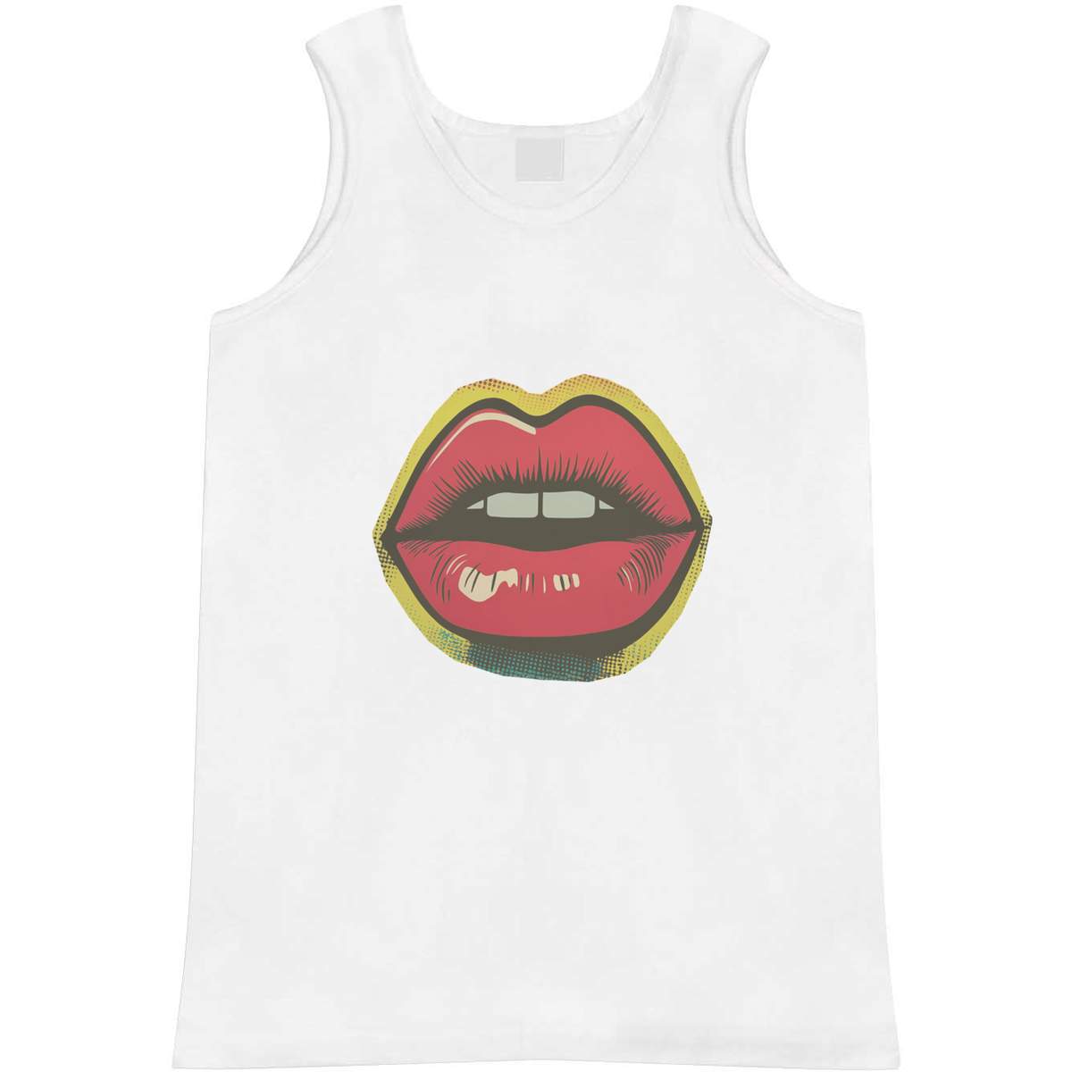 Small 'Open Lips' Adult Vest / Tank Top (AV00147723)