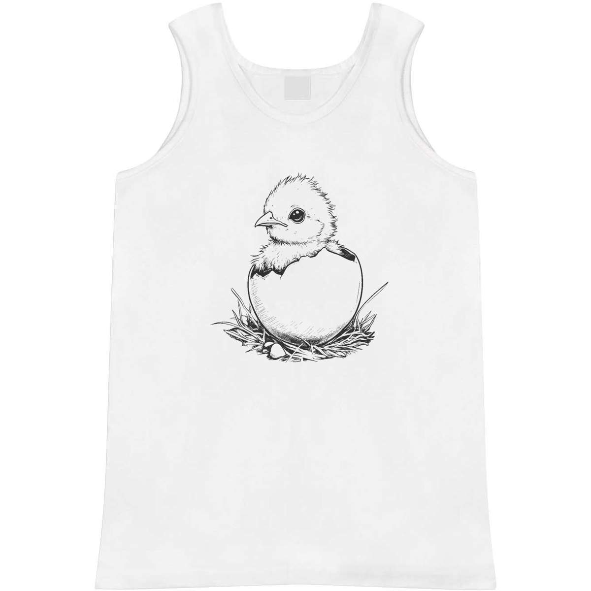 'Baby Chick Coming Out of Egg' Adult Vest / Tank Top (AV052953)