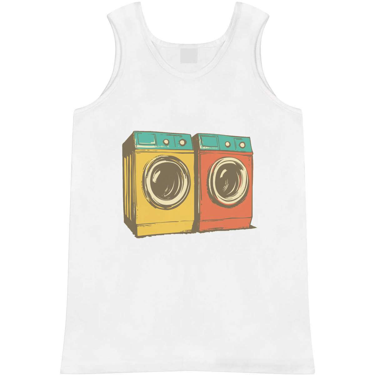 'Two Washing Machines' Adult Vest / Tank Top (AV052955)
