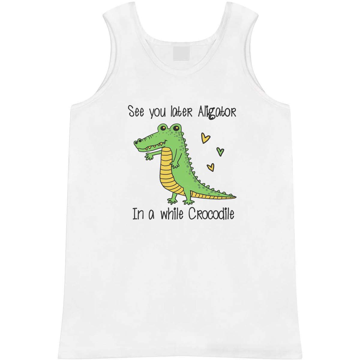 'See You Later Aligator' Adult Vest / Tank Top (AV053161)