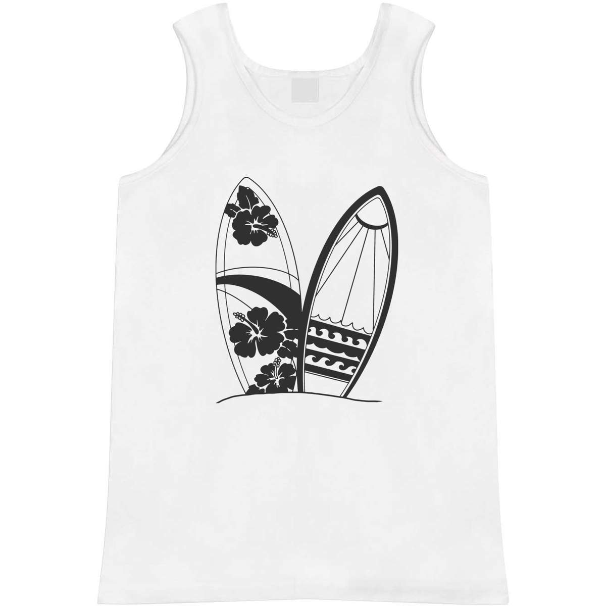 Small 'Decorative Surfboards' Adult Vest / Tank Top (AV00149095)