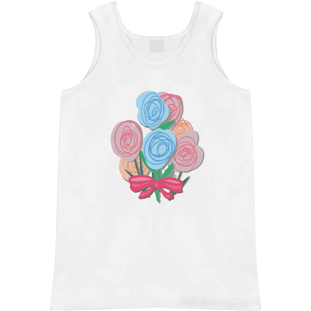'Bouquet Of Flowers' Adult Vest / Tank Top (AV053409)